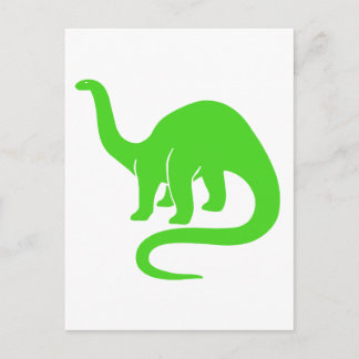 Dinosaur Card Light Green