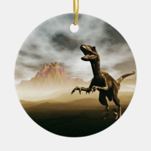 Dinosaur cartoon ceramic tree decoration