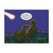 Dinosaur Cartoon We Create Our Own Destiny