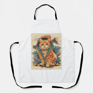 Dinosaur Cat Explorer Apron
