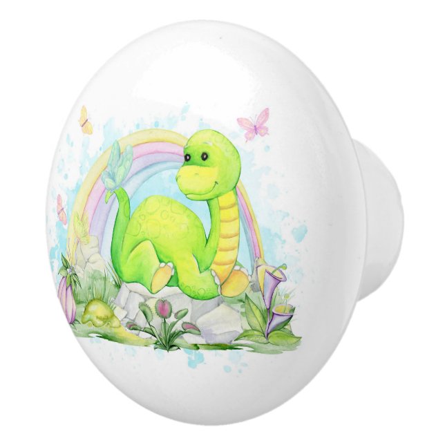 Dinosaur  ceramic knob (Right)