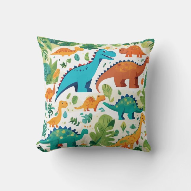 Dinosaur Character Pillow Cushion (Front)