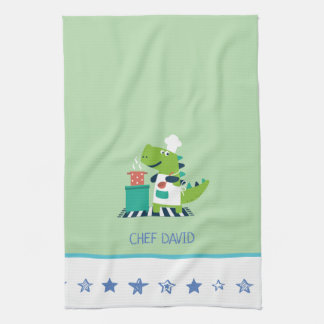 Dinosaur Chef Kitchen Towel