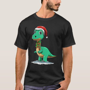 Dinosaur Christmas Dinosaur Lover Santa Dinosaur C T-Shirt