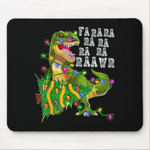 Dinosaur Christmas Fa Ra Rawr Tree Rex Boys Xmas G Mouse Mat