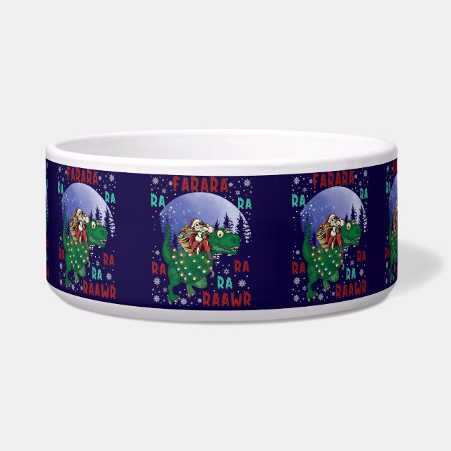 Dinosaur Christmas Santa Claus (Front)