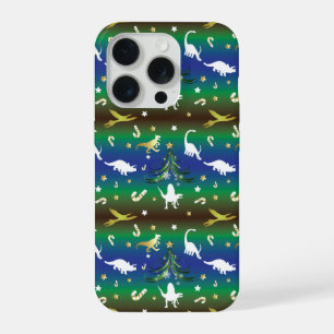 Dinosaur Christmas Tree iPhone 15 Pro Case