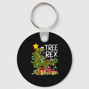 Dinosaur Christmas Tree Pajama Rex Reptile Boys Gi Key Ring