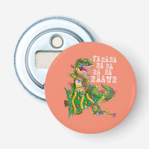 Dinosaur Christmas Tree Rex Men Boys Kids Bottle Opener
