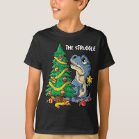 Dinosaur Christmas Tree Rex The Struggle Boys Xmas