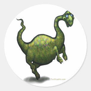 Dinosaur Classic Round Sticker