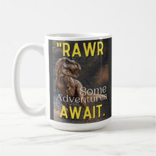 dinosaur coffee mug