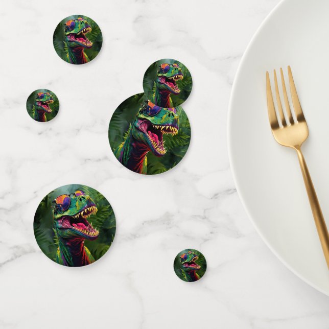 Dinosaur Cool T Rex  Confetti (Group)
