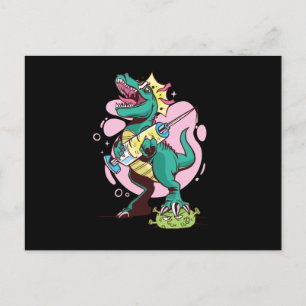 Dinosaur coronavirus postcard