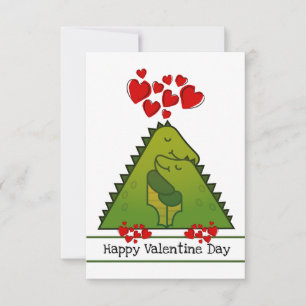 Dinosaur Couple Valentine Card