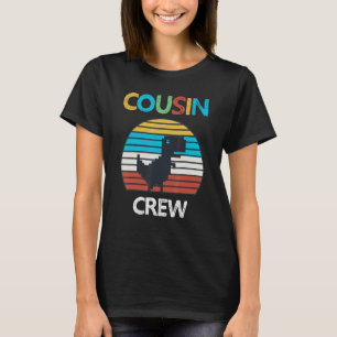 Dinosaur Cousin Crew Toddler Girls Boys Squad Fam T-Shirt
