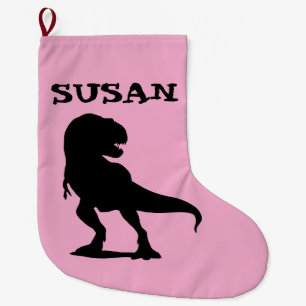 DINOSAUR CUSTOM CHRISTMAS STOCKING 