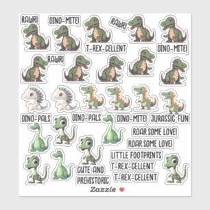 Dinosaur Custom-Cut Vinyl Sticker