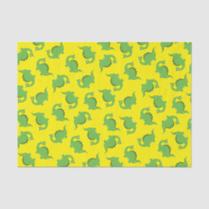 Dinosaur Cute 1st Birthday Party Tissue Paper