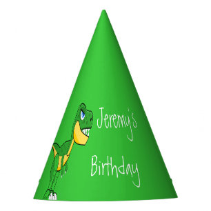 Dinosaur Cute Boys Birthday Party Hat