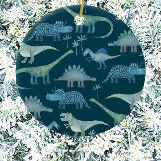 Dinosaur Cute Ceramic Tree Decoration