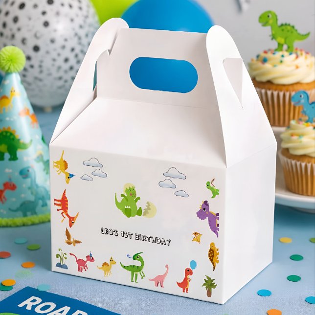 Dinosaur / Cute Dino Boy Birthday  Favour Box (Creator Uploaded)