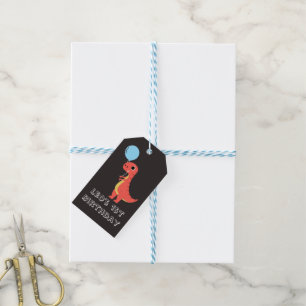 Dinosaur / Cute Dino Boy Birthday Gift Tags