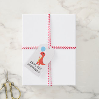 Dinosaur / Cute Dino Boy Birthday Gift Tags