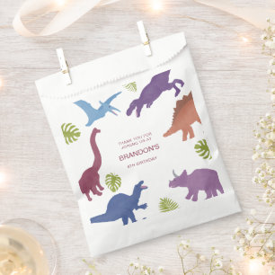 Dinosaur Cute Dino Kid Birthday Party Favour Bags