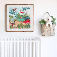 Dinosaur cute pre historic jungle kids