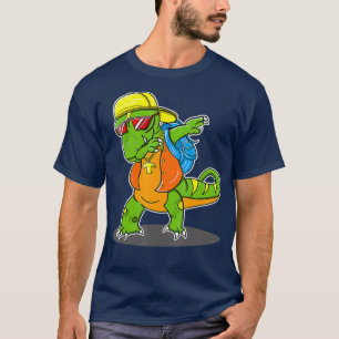 Dinosaur Dabbing T Rex Dabbing School Bag cap T-Shirt