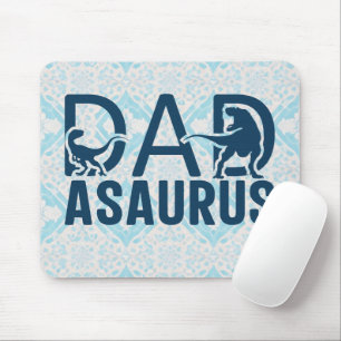 Dinosaur Dad Dad Asaurus Dino Lover T Rex Dad Dino Mouse Mat