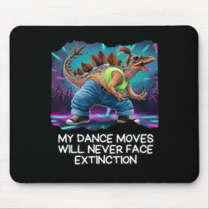 Dinosaur Dance Funny Dancing Dino  Mouse Mat