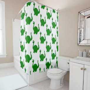 Dinosaur Design Shower Curtain