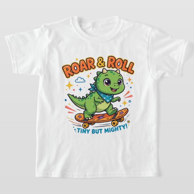 Dinosaur design t shirt (Laydown)