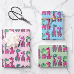 Dinosaur Design Wrapping Paper