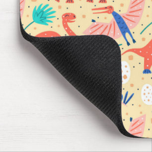 Dinosaur Dino Eggs Brontosaurus Pattern Mouse Mat