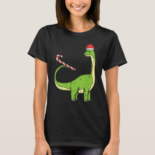 Dinosaur Dino Santa Toddler Boys Christmas Xmas Ki T-Shirt