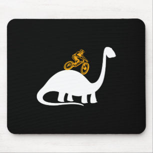 Dinosaur Dino T-rex Mtb Biking Mountain Bike Cloth Mouse Mat