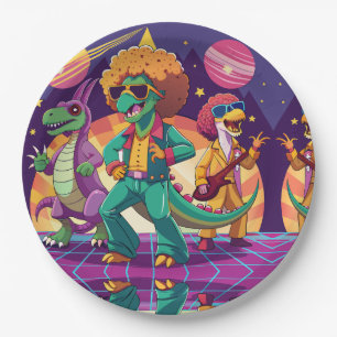 Dinosaur Disco Dig Foam Boards Paper Plate