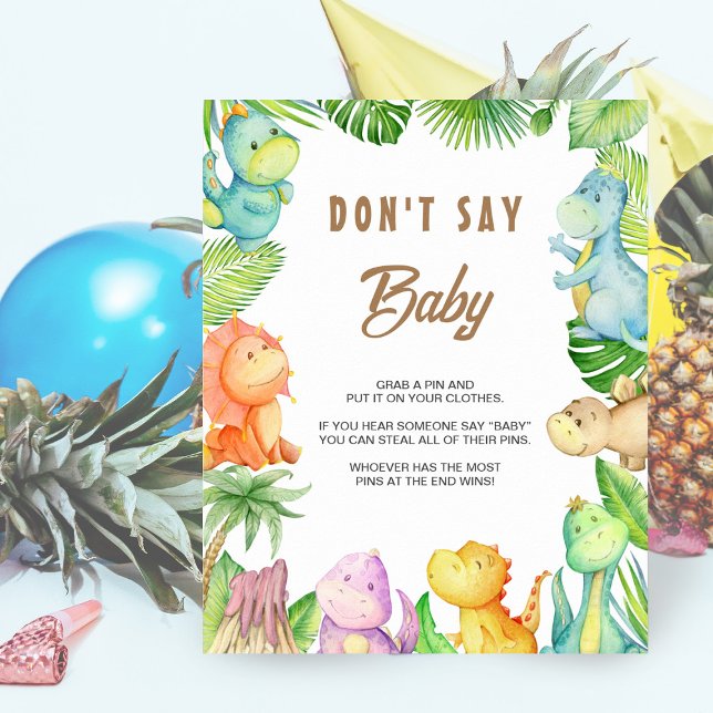 Dinosaur Don't say Baby Sign (Creator Uploaded)