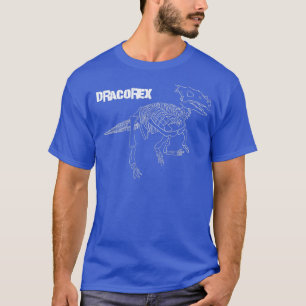 Dinosaur Dracore Fossil skeleton  T-Shirt