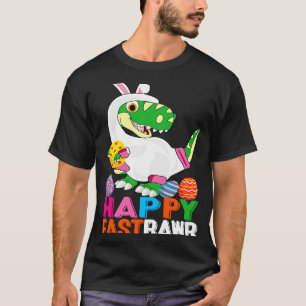 Dinosaur Easter Day Eggs cellent Happy East Rawr r T-Shirt