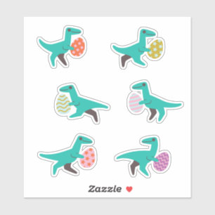Dinosaur Easter Egg Hunt Stickers