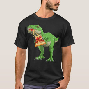 Dinosaur Eating Pizza T-Rex Pizza Lovers T-Shirt
