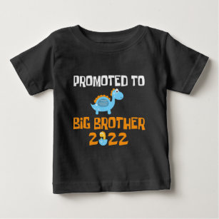 Dinosaur Egg Hatching Promoted To Big Brother Baby T-Shirt