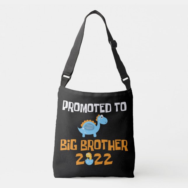 Dinosaur Egg Hatching Promoted To Big Brother Crossbody Bag (Front)