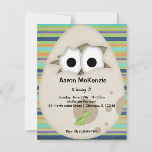 Dinosaur Egg Invitation