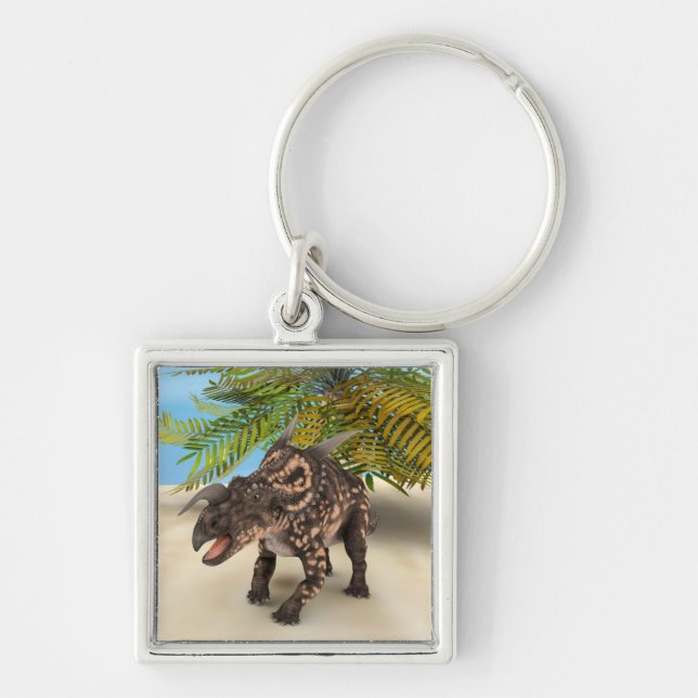 Dinosaur Einiosaurus Key Ring (Front)