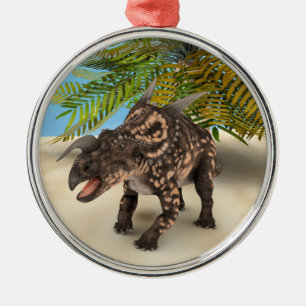 Dinosaur Einiosaurus Metal Tree Decoration
